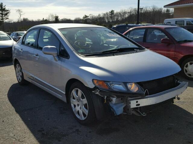 2HGFA16517H304672 - 2007 HONDA CIVIC LX SILVER photo 1