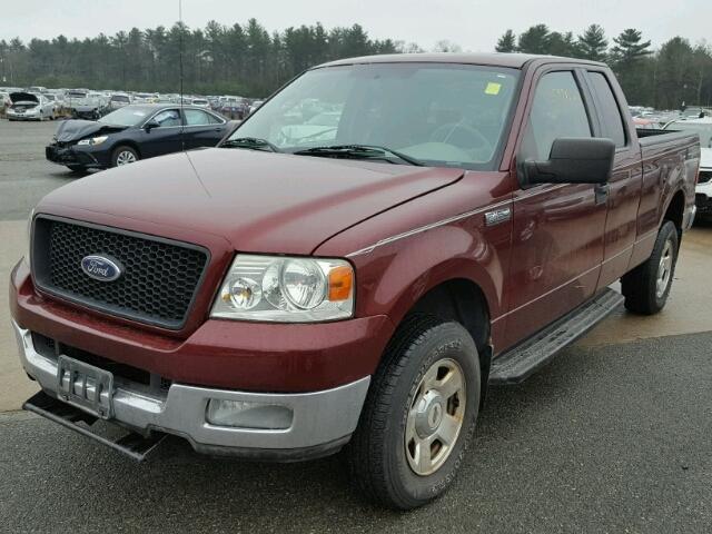 1FTPX14504NA14513 - 2004 FORD F150 RED photo 2