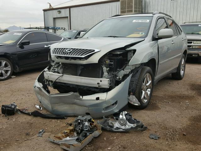 2T2GK31U08C034223 - 2008 LEXUS RX 350 SILVER photo 2