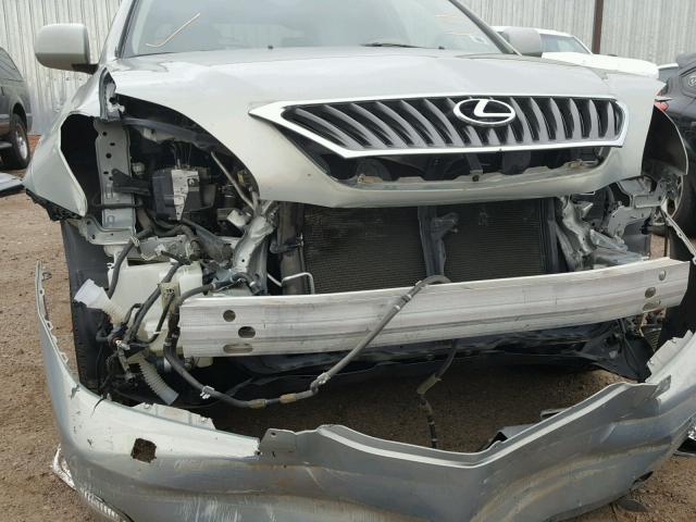 2T2GK31U08C034223 - 2008 LEXUS RX 350 SILVER photo 9