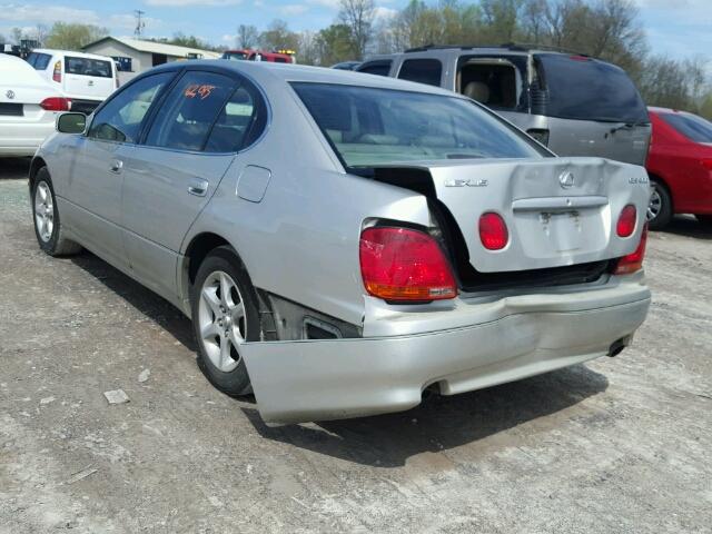 JT8BD69S820168006 - 2002 LEXUS GS 300 SILVER photo 3