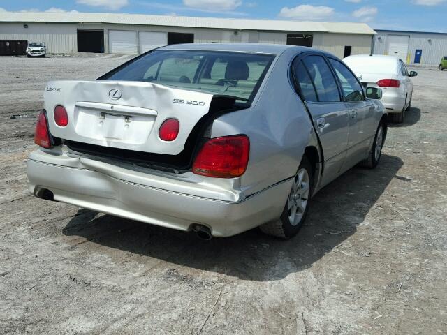 JT8BD69S820168006 - 2002 LEXUS GS 300 SILVER photo 4