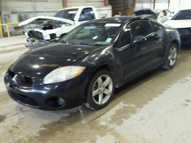 4A3AK24F47E003602 - 2007 MITSUBISHI ECLIPSE GS BLACK photo 2