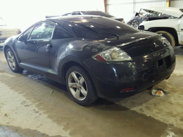 4A3AK24F47E003602 - 2007 MITSUBISHI ECLIPSE GS BLACK photo 3