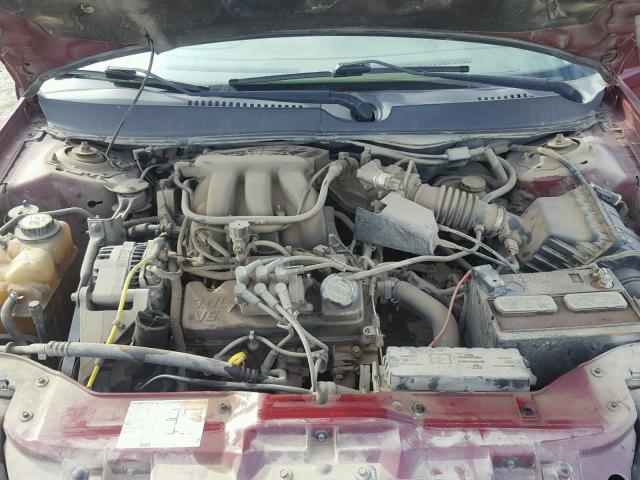 1FAFP53U44G127614 - 2004 FORD TAURUS SE MAROON photo 7