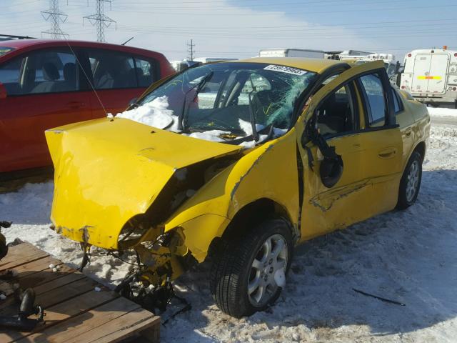 1B3ES56C53D105503 - 2003 DODGE NEON SXT YELLOW photo 2