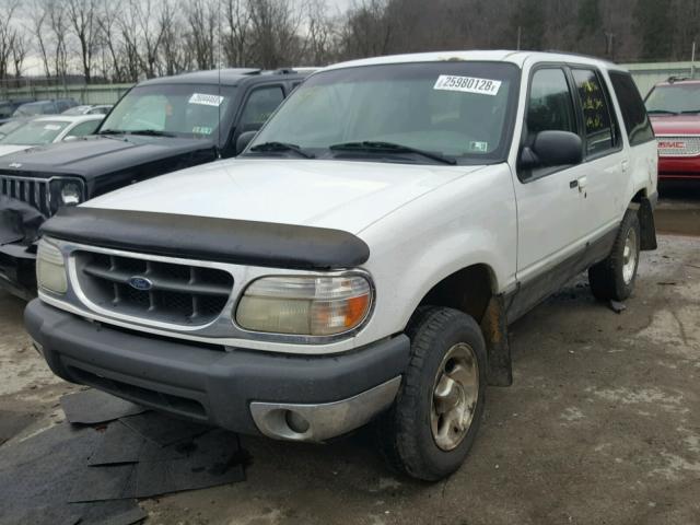 1FMZU73E81ZA22414 - 2001 FORD EXPLORER X WHITE photo 2