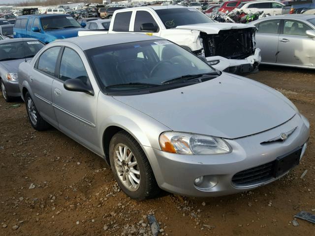 1C3EL56U31N500859 - 2001 CHRYSLER SEBRING LX SILVER photo 1