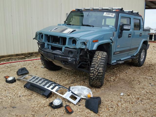 5GRGN22U57H104781 - 2007 HUMMER H2 SUT TEAL photo 2