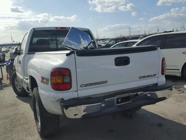 1GCEK14T4XZ139046 - 1999 CHEVROLET SILVERADO WHITE photo 3