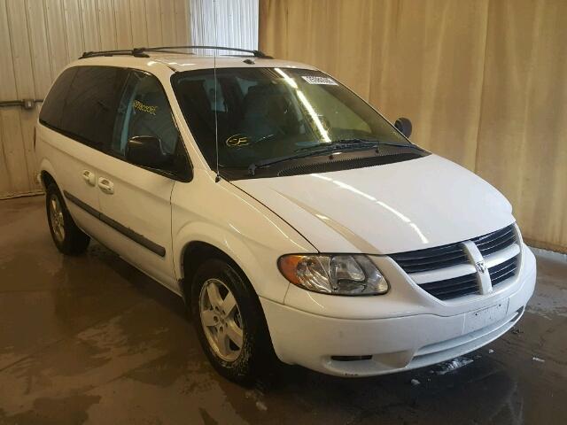 1D4GP45R06B709097 - 2006 DODGE CARAVAN SX WHITE photo 1