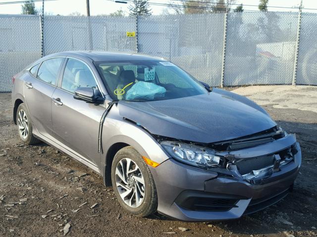 19XFC2F70HE204334 - 2017 HONDA CIVIC EX ნაცრისფერი ფოტო 1