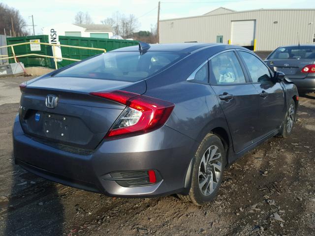 19XFC2F70HE204334 - 2017 HONDA CIVIC EX ნაცრისფერი ფოტო 4