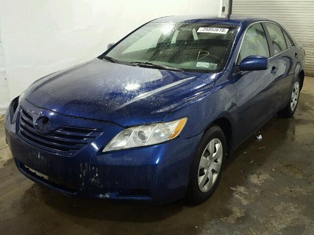 4T1BE46K48U240372 - 2008 TOYOTA CAMRY CE BLUE photo 2