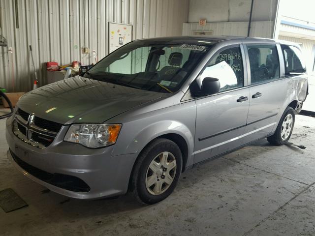 2C4RDGBG0DR623712 - 2013 DODGE GRAND CARA GRAY photo 2