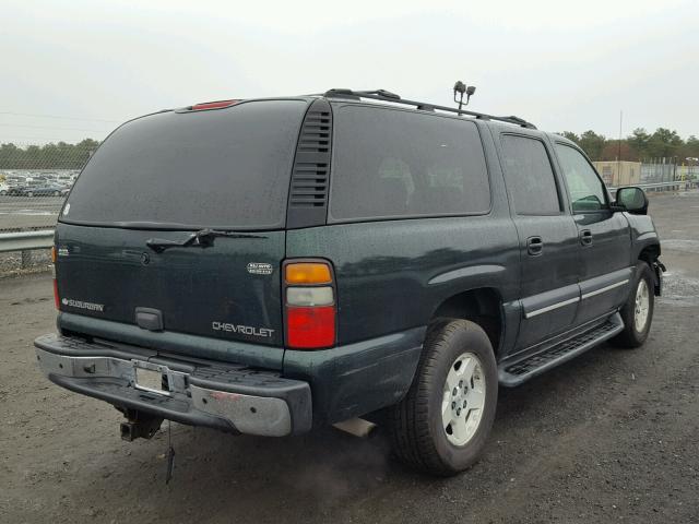 1GNFK16T54J148714 - 2004 CHEVROLET SUBURBAN K GREEN photo 4