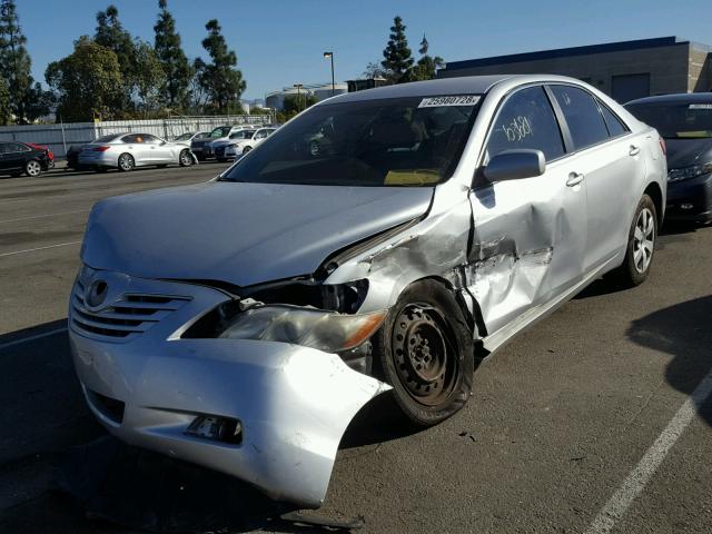 4T1BE46K97U155137 - 2007 TOYOTA CAMRY NEW SILVER photo 2