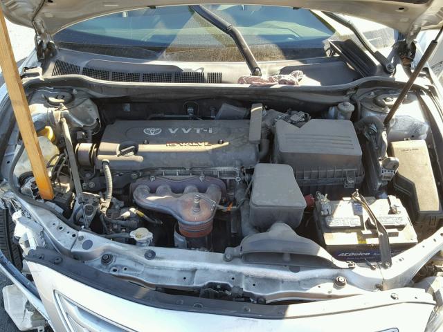 4T1BE46K97U155137 - 2007 TOYOTA CAMRY NEW SILVER photo 7