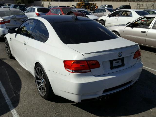 WBSWD93559P362073 - 2009 BMW M3 WHITE photo 3