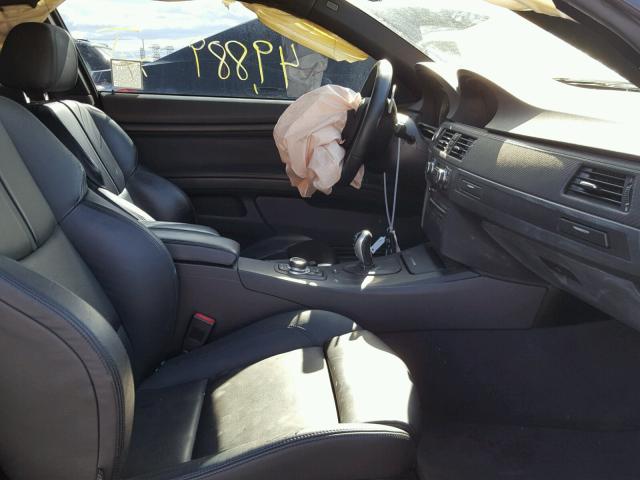 WBSWD93559P362073 - 2009 BMW M3 WHITE photo 5