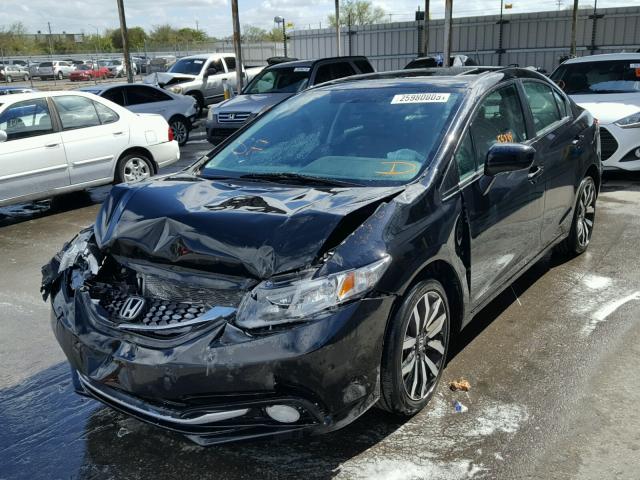 19XFB2F91FE080270 - 2015 HONDA CIVIC EXL 黑色 照片 2