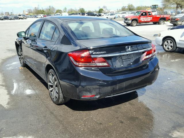 19XFB2F91FE080270 - 2015 HONDA CIVIC EXL 黑色 照片 3