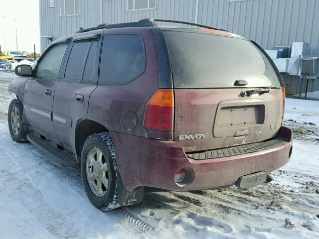 1GKDT13S452278721 - 2005 GMC ENVOY RED photo 3