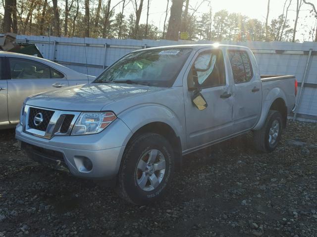 1N6AD0EVXCC475782 - 2012 NISSAN FRONTIER S SILVER photo 2