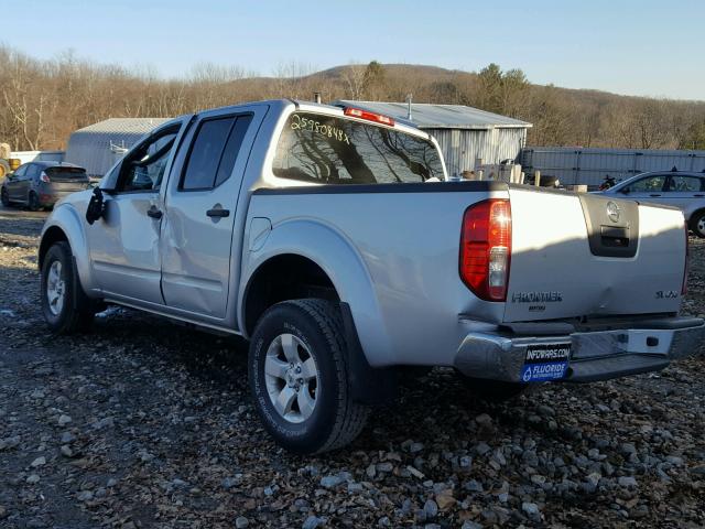 1N6AD0EVXCC475782 - 2012 NISSAN FRONTIER S SILVER photo 3