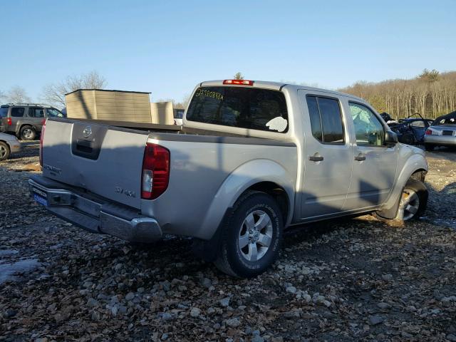 1N6AD0EVXCC475782 - 2012 NISSAN FRONTIER S SILVER photo 4