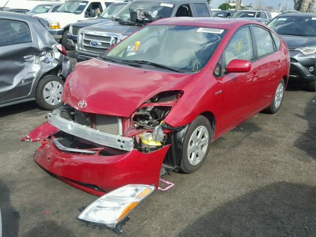 JTDKB20U067059972 - 2006 TOYOTA PRIUS RED photo 2