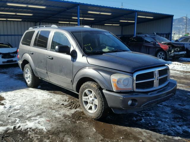 1D4HB48N24F104712 - 2004 DODGE DURANGO SL GRAY photo 1