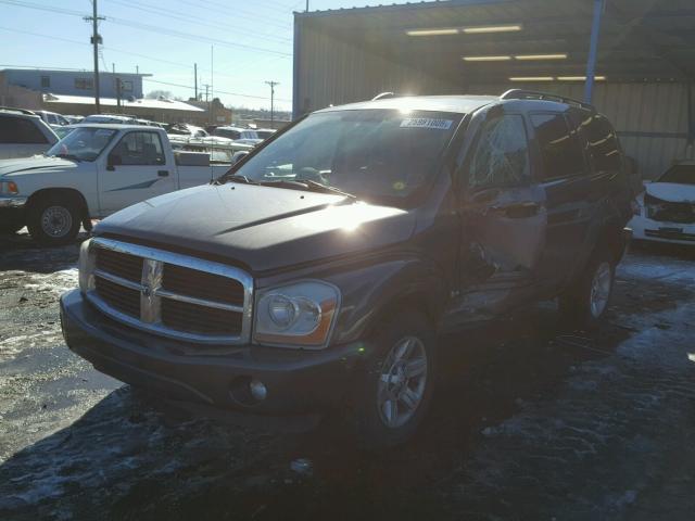 1D4HB48N24F104712 - 2004 DODGE DURANGO SL GRAY photo 2