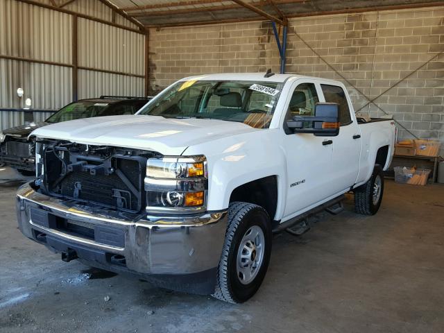 1GC1KUEG0GF152282 - 2016 CHEVROLET SILVERADO WHITE photo 2