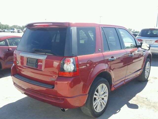 SALFT24N09H121217 - 2009 LAND ROVER LR2 HSE TE RED photo 4