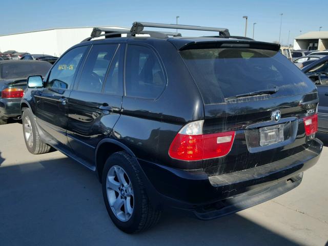 5UXFA13516LY39875 - 2006 BMW X5 3.0I BLACK photo 3