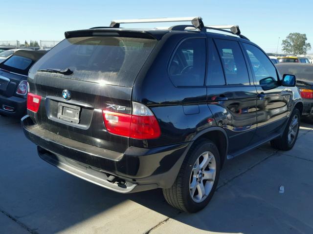 5UXFA13516LY39875 - 2006 BMW X5 3.0I BLACK photo 4