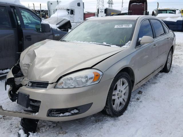 2G1WB5EK4A1183509 - 2010 CHEVROLET IMPALA LT BEIGE photo 2