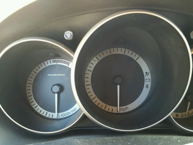 JM1BK34L981113170 - 2008 MAZDA SPEED 3 GRAY photo 8