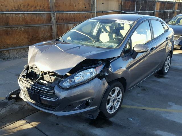 3FADP4BJ2EM114036 - 2014 FORD FIESTA SE GRAY photo 2