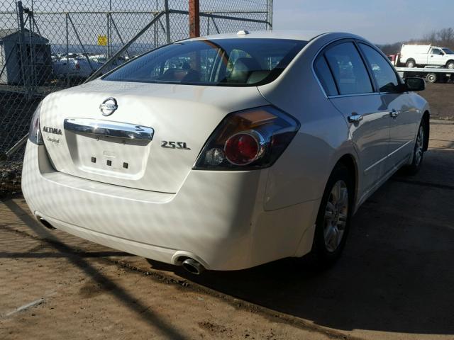 1N4AL2AP6AN547139 - 2010 NISSAN ALTIMA BAS WHITE photo 4