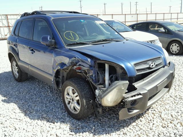 KM8JN12D77U573679 - 2007 HYUNDAI TUCSON SE BLUE photo 1