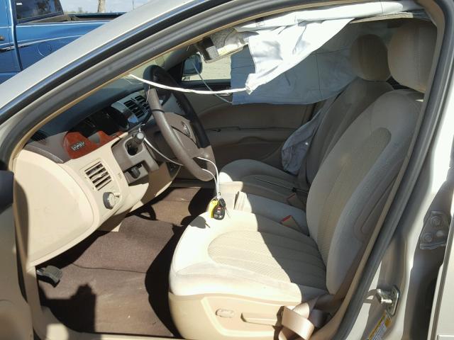 1G4HP57267U156206 - 2007 BUICK LUCERNE CX BEIGE photo 5