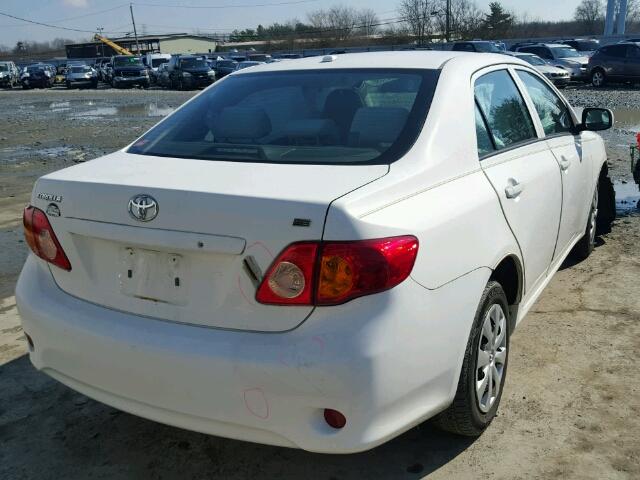 2T1BU4EE4AC343670 - 2010 TOYOTA COROLLA BA WHITE photo 4