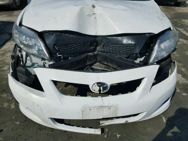 2T1BU4EE4AC343670 - 2010 TOYOTA COROLLA BA WHITE photo 9