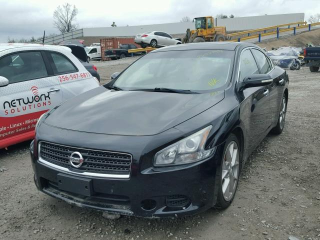 1N4AA5AP3BC834605 - 2011 NISSAN MAXIMA S BLACK photo 2