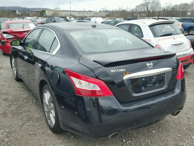 1N4AA5AP3BC834605 - 2011 NISSAN MAXIMA S BLACK photo 3