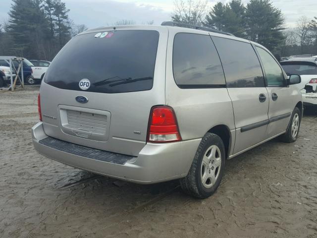 2FMZA51695BA71364 - 2005 FORD FREESTAR S GRAY photo 4