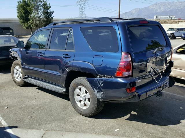 JTEZU14R658023832 - 2005 TOYOTA 4RUNNER SR BLUE photo 3