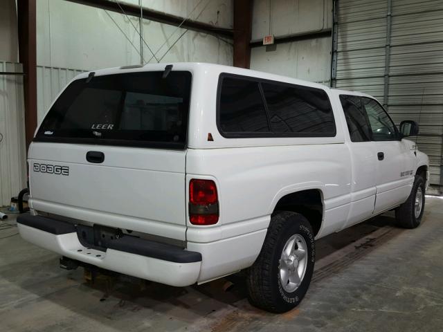 3B7HC12Z5YG124333 - 2000 DODGE RAM 1500 WHITE photo 4